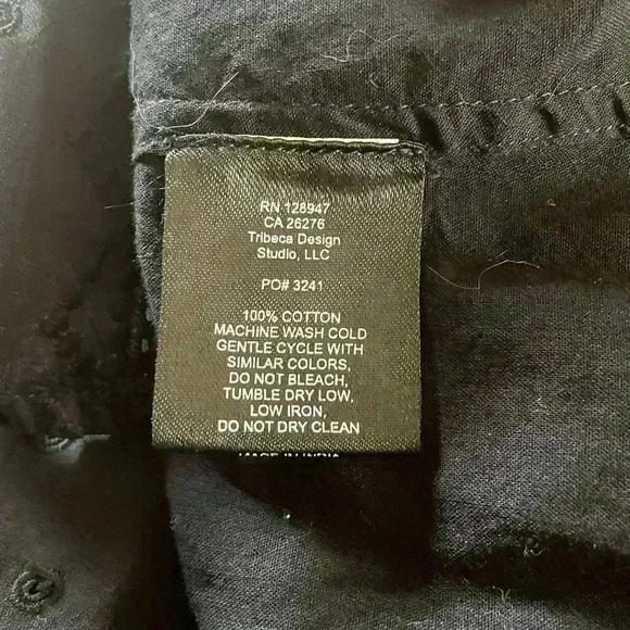 Nili Lotan Harmonia Eyelet Shirt/Blouse in Black XS. - Picture 7 of 10